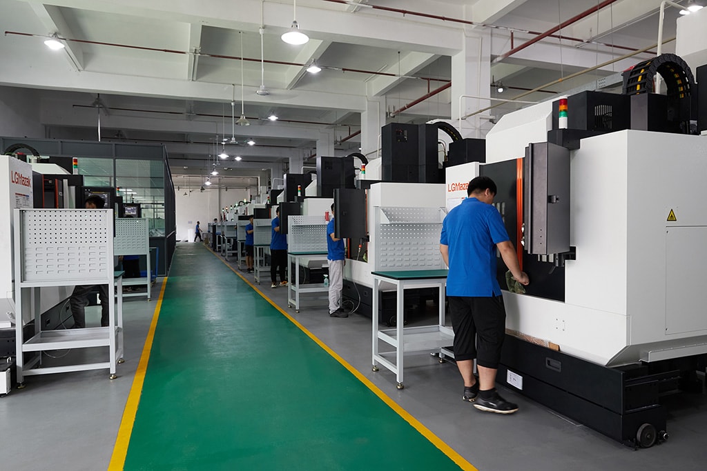 3 axis,4 axis, and 5 axis CNC Machining workshop of Micro CNC Machining 